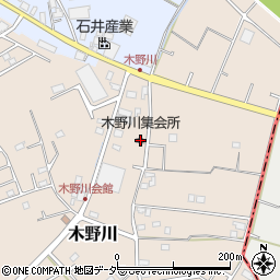 木野川集会所周辺の地図