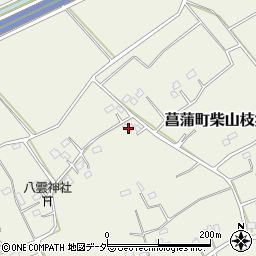 埼玉県久喜市菖蒲町柴山枝郷254周辺の地図