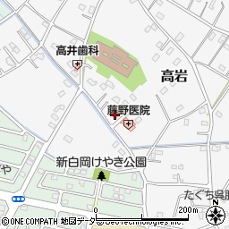 埼玉県白岡市高岩990-1周辺の地図