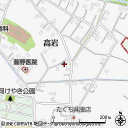 埼玉県白岡市高岩977周辺の地図