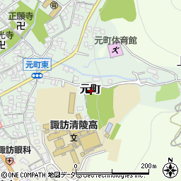 〒392-0006 長野県諏訪市元町の地図