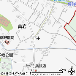 埼玉県白岡市高岩1380-1周辺の地図