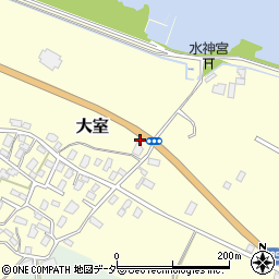 茨城県稲敷郡阿見町大室1251周辺の地図