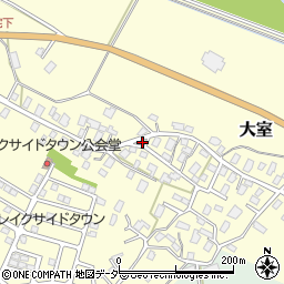 茨城県稲敷郡阿見町大室879周辺の地図