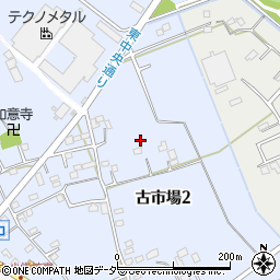 埼玉県北本市古市場周辺の地図