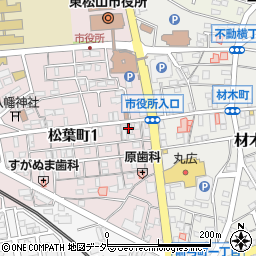 富久屋カフェ 花ス五六 東松山店周辺の地図