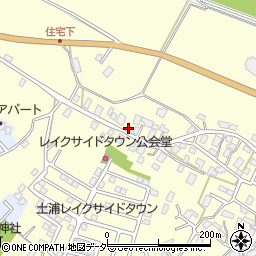 茨城県稲敷郡阿見町大室887周辺の地図