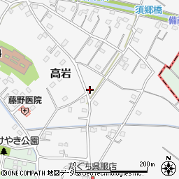 埼玉県白岡市高岩1310-5周辺の地図