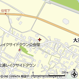 茨城県稲敷郡阿見町大室881周辺の地図