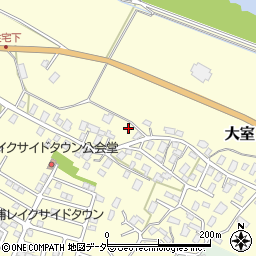 茨城県稲敷郡阿見町大室880周辺の地図