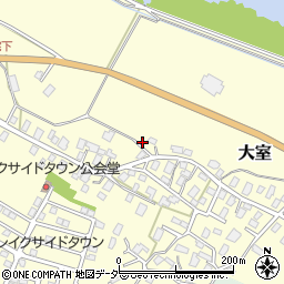 茨城県稲敷郡阿見町大室1092周辺の地図