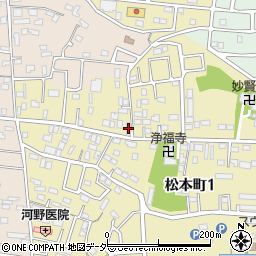 カレッジコート松本周辺の地図