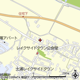 茨城県稲敷郡阿見町大室891周辺の地図