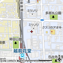 アストモスガスセンター福井周辺の地図