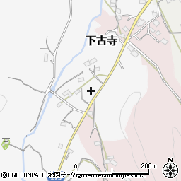 埼玉県比企郡小川町下古寺周辺の地図