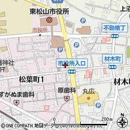 武蔵野銀行東松山支店周辺の地図