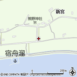 茨城県行方市新宮641周辺の地図