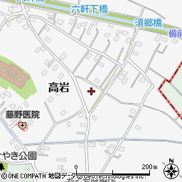 埼玉県白岡市高岩1309周辺の地図