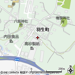 茨城県常総市羽生町697周辺の地図
