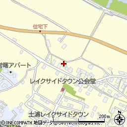 茨城県稲敷郡阿見町大室892周辺の地図