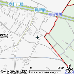 埼玉県白岡市高岩1346-1周辺の地図
