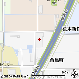 福井県嶺北木材林産協同組合製品流通センター周辺の地図
