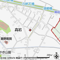 埼玉県白岡市高岩1309-2周辺の地図