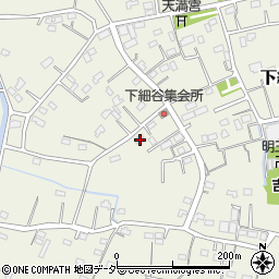 埼玉県比企郡吉見町下細谷481周辺の地図