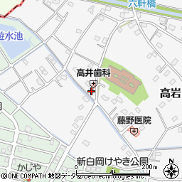 埼玉県白岡市高岩1059-1周辺の地図