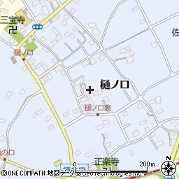 埼玉県久喜市樋ノ口周辺の地図