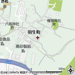 茨城県常総市羽生町706周辺の地図