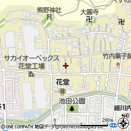 福井県福井市花堂北2丁目20周辺の地図