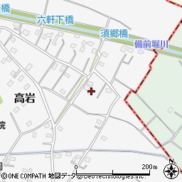埼玉県白岡市高岩1342-4周辺の地図