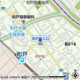 デイパーク和戸駅前第１駐車場周辺の地図