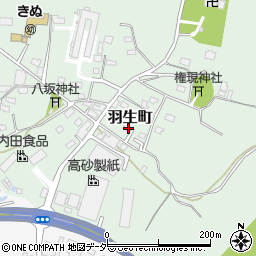 茨城県常総市羽生町699周辺の地図