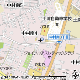 フードマーケットカスミ中村店駐車場周辺の地図