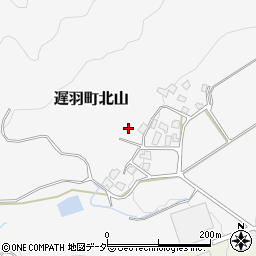 福井県勝山市遅羽町北山周辺の地図