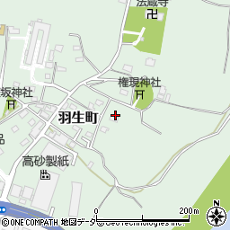 茨城県常総市羽生町712周辺の地図