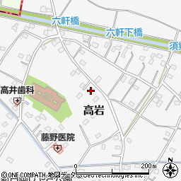 埼玉県白岡市高岩1028周辺の地図