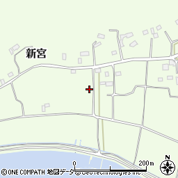 茨城県行方市新宮727周辺の地図