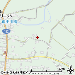 長野県茅野市北山湯川1415-2周辺の地図