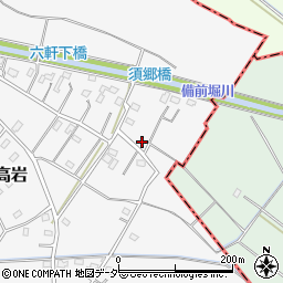 埼玉県白岡市高岩1334-3周辺の地図