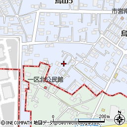 茨城県土浦市烏山5丁目1878-8周辺の地図