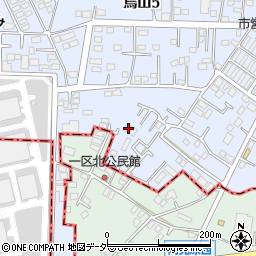 茨城県土浦市烏山5丁目1878-21周辺の地図