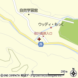 そばの里奈川周辺の地図