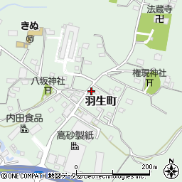 茨城県常総市羽生町701周辺の地図