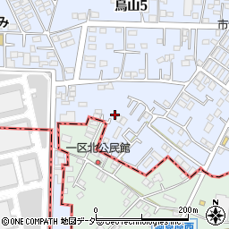 茨城県土浦市烏山5丁目1878-20周辺の地図