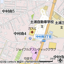 カスミ中村店周辺の地図