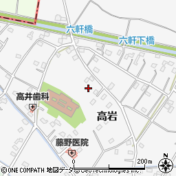 埼玉県白岡市高岩1033-3周辺の地図