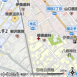 有限会社甲子堂周辺の地図